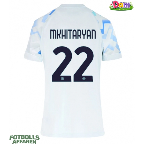 Inter Milan Henrikh Mkhitaryan #22 Bortatröja Kvinnor 2025-26 Kortärmad